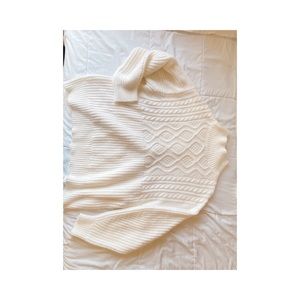 Cream knit sweater
